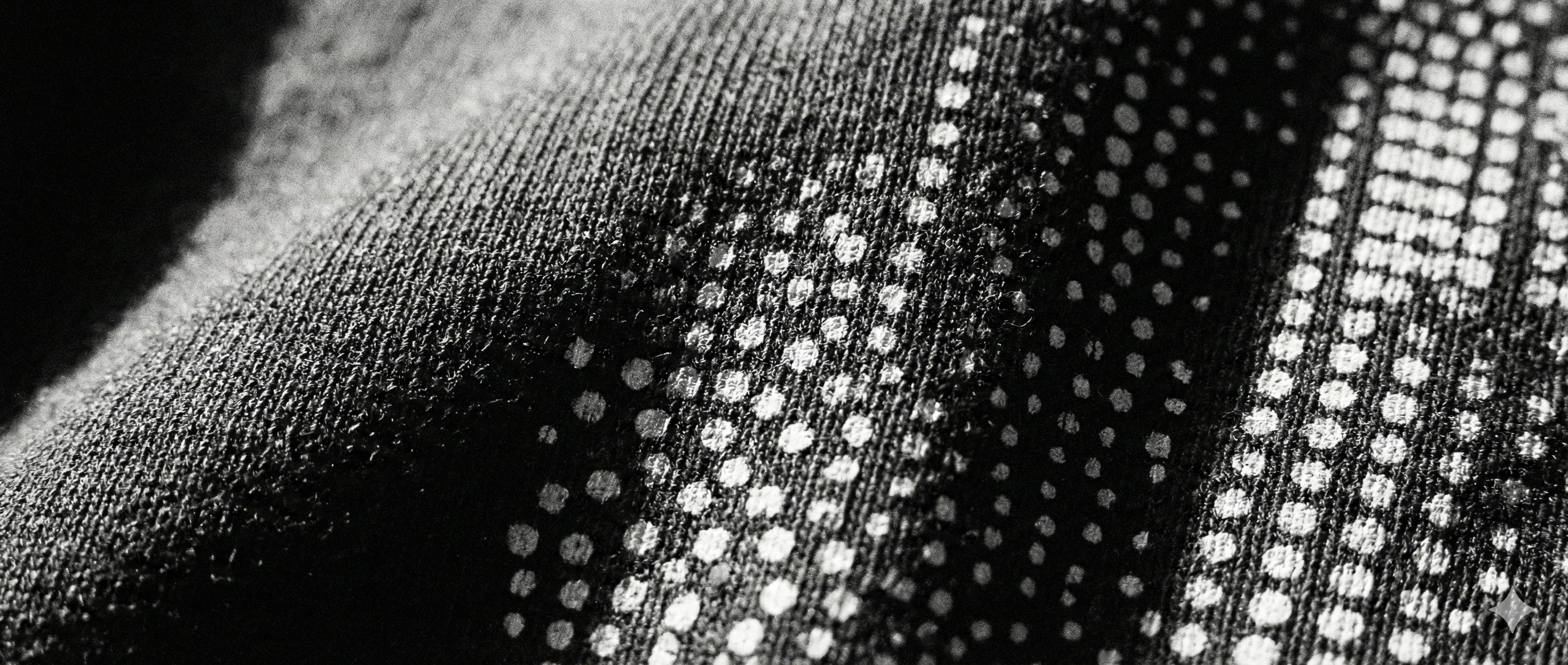 Close-up of textured fabric with a pattern